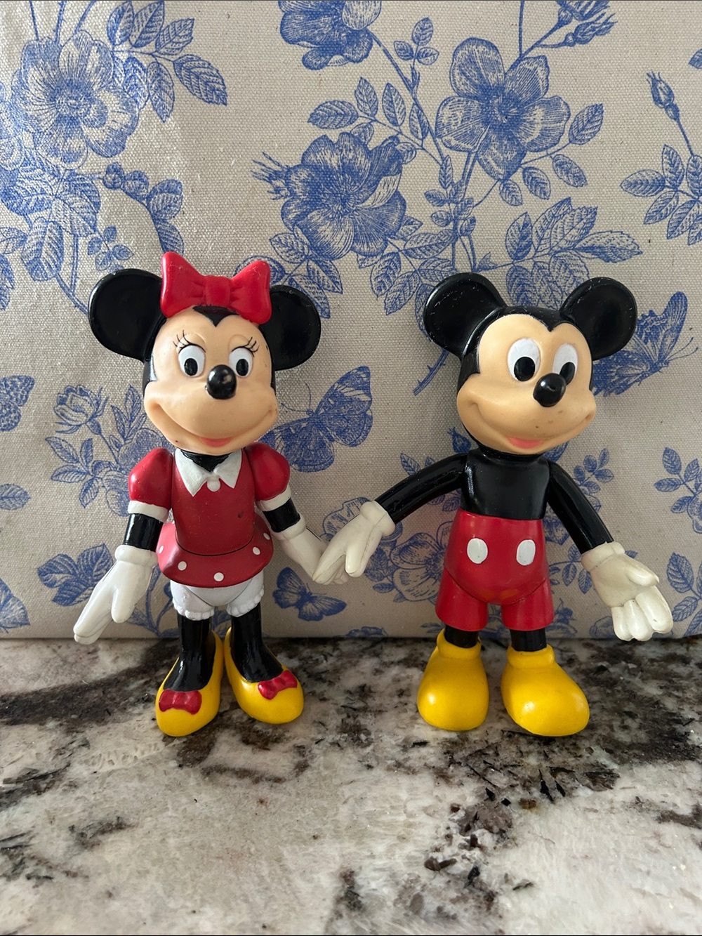 Disney Minnie & Mickey Vinyl Figures - Red, Black, Yellow